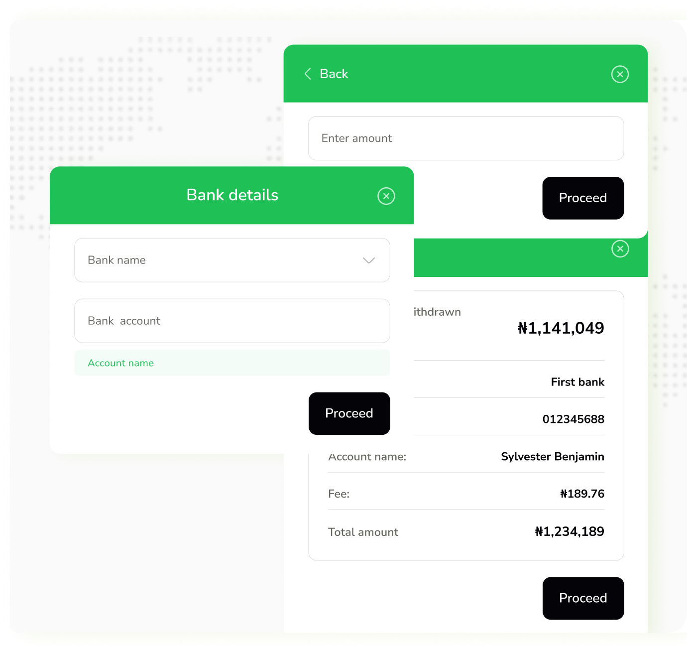 Illustration of global payout services